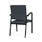 Lesro Newport Guest Chair Metal Frame, Black, RS Night Sky Upholstery NP1101 - alternate 2